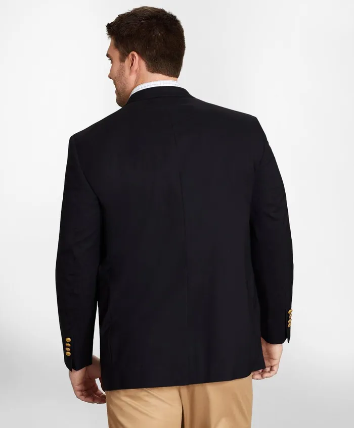 Sport Coats andamp Blazers Men Brooks Brothers Big andamp Tall TwoButton 1818 Blazer Navy