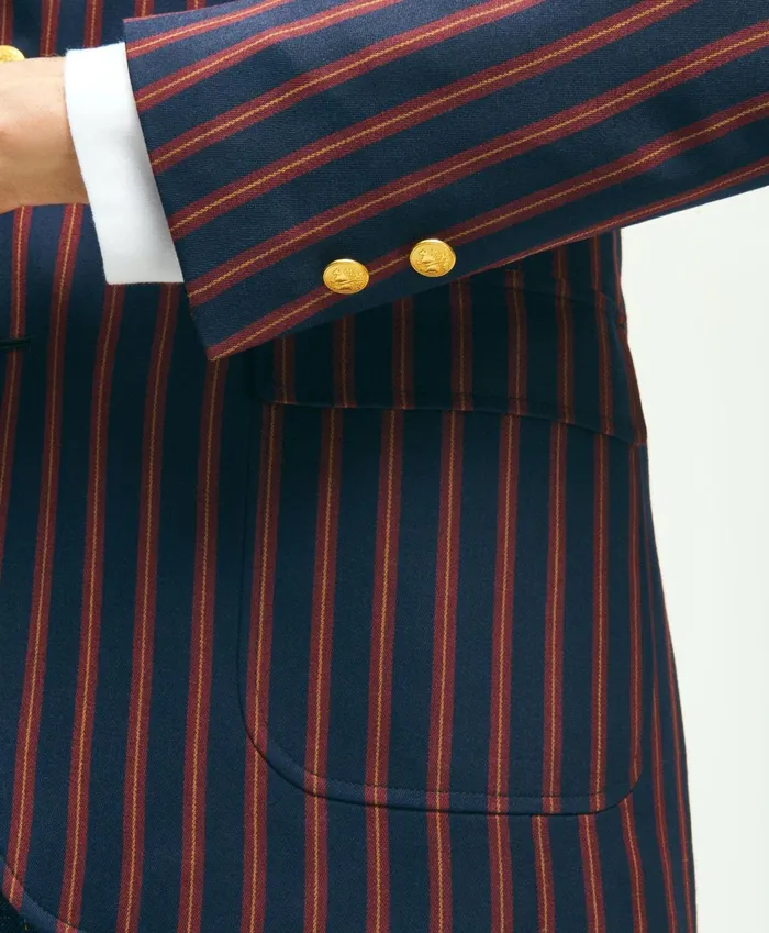 Sport Coats andamp Blazers Men Brooks Brothers Classic Fit Wool Archive Striped Blazer Navy