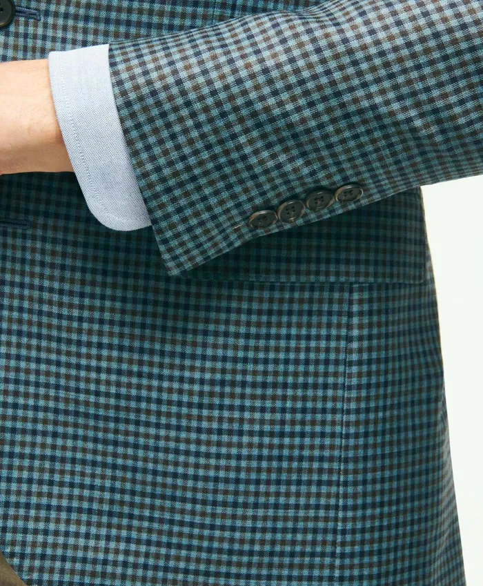 Sport Coats andamp Blazers Men Brooks Brothers Classic Fit Wool Sport Coat Aqua