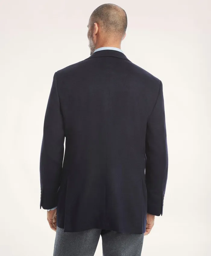 Sport Coats andamp Blazers Men Brooks Brothers Madison TraditionalFit Cashmere Sport Coat Navy