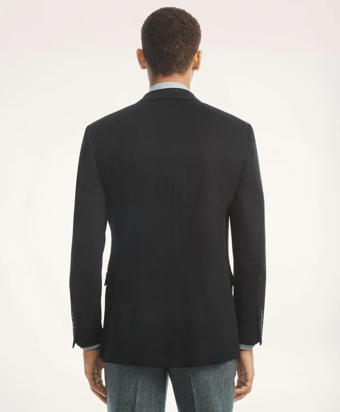 Sport Coats andamp Blazers Men Brooks Brothers Milano SlimFit Cashmere Sport Coat Black