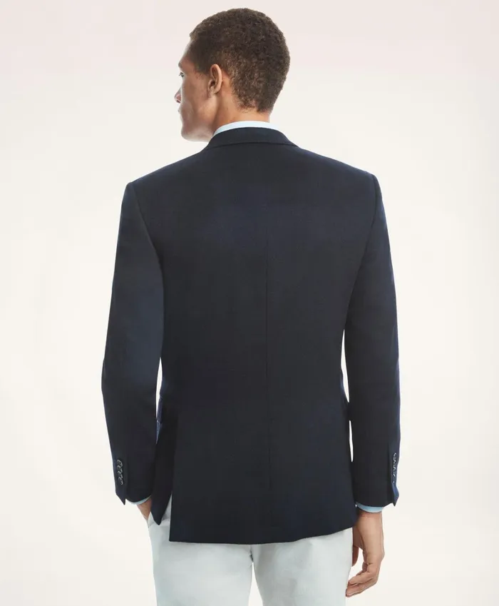 Sport Coats andamp Blazers Men Brooks Brothers Milano SlimFit Cashmere Sport Coat Navy