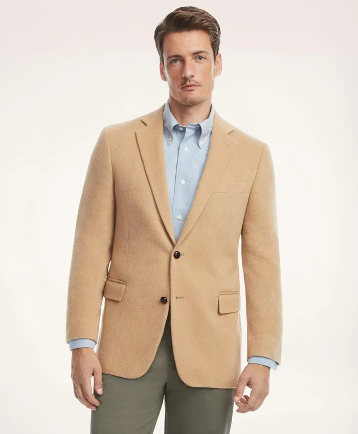 Sport Coats andamp Blazers Men Brooks Brothers Regent ClassicFit Camel Hair Sport Coat Beige Sport Coats andamp Blazers Men Brooks Brothers Regent ClassicFit Camel Hair Sport Coat Beige