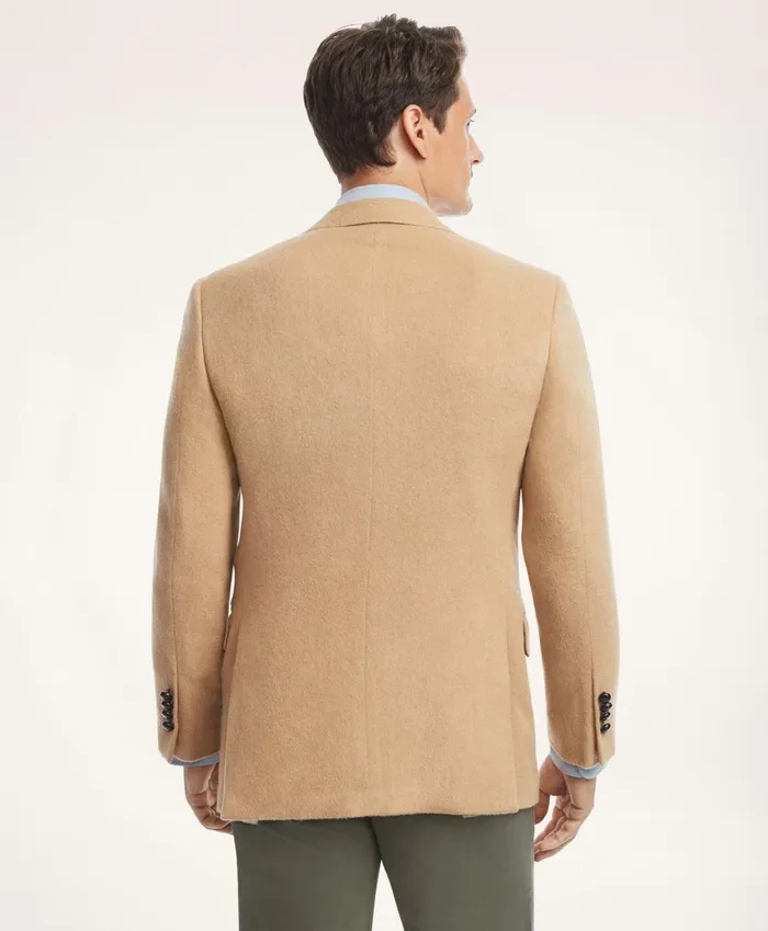 Sport Coats andamp Blazers Men Brooks Brothers Regent ClassicFit Camel Hair Sport Coat Beige