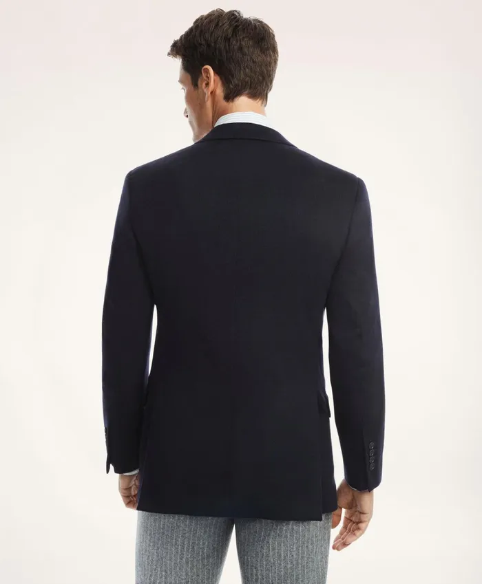 Sport Coats andamp Blazers Men Brooks Brothers Regent ClassicFit Cashmere Sport Coat Navy