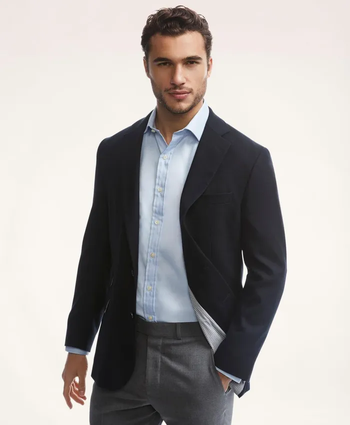 Sport Coats andamp Blazers Men Brooks Brothers Regent ClassicFit Hopsack Blazer Navy Sport Coats andamp Blazers Men Brooks Brothers Regent ClassicFit Hopsack Blazer Navy