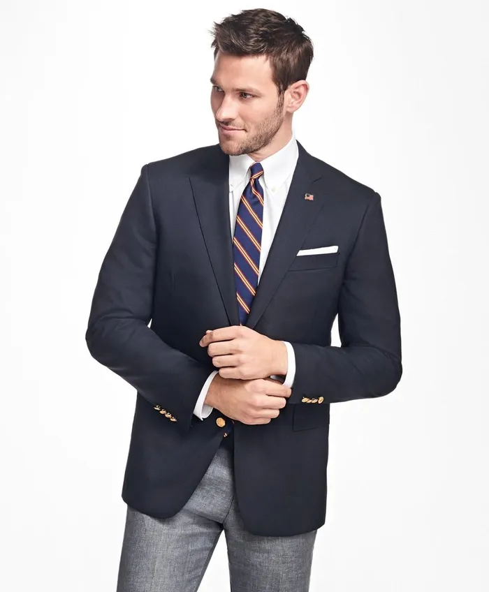 Sport Coats andamp Blazers Men Brooks Brothers Regent ClassicFit TwoButton 1818 Blazer Navy Sport Coats andamp Blazers Men Brooks Brothers Regent ClassicFit TwoButton 1818 Blazer Navy