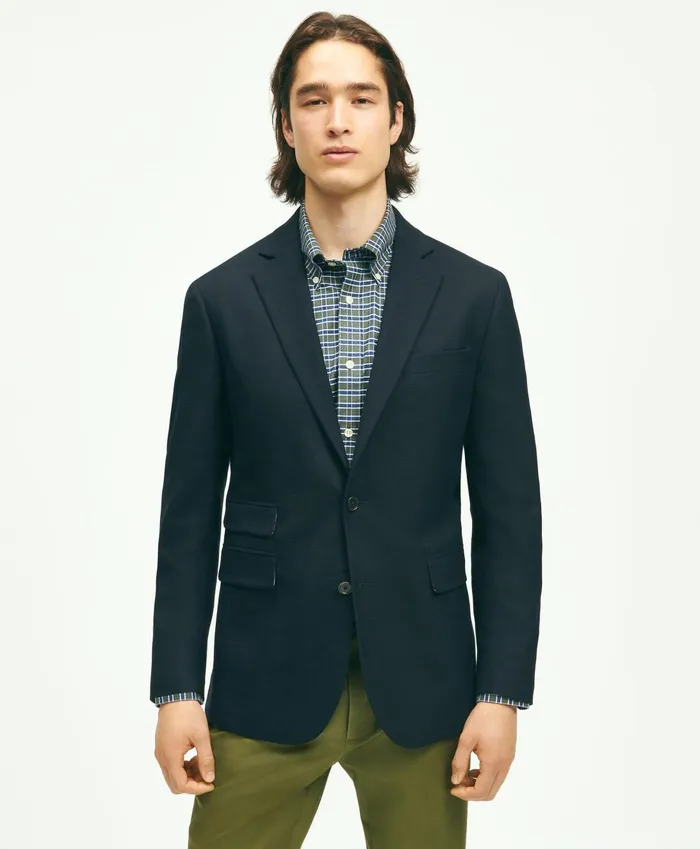 Sport Coats andamp Blazers Men Brooks Brothers Slim Fit Stretch Wool Hopsack Blazer Navy Sport Coats andamp Blazers Men Brooks Brothers Slim Fit Stretch Wool Hopsack Blazer Navy