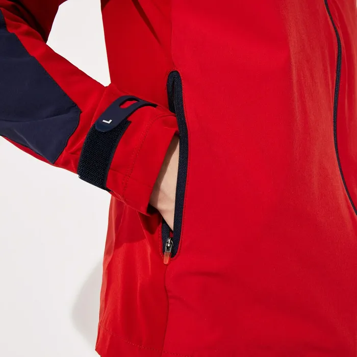 SPORT ColorBlocked Lightweight Stretch Zip Jacket RedNavy BlueRed Mens Lacoste Jackets and Coats Online Outlet Store