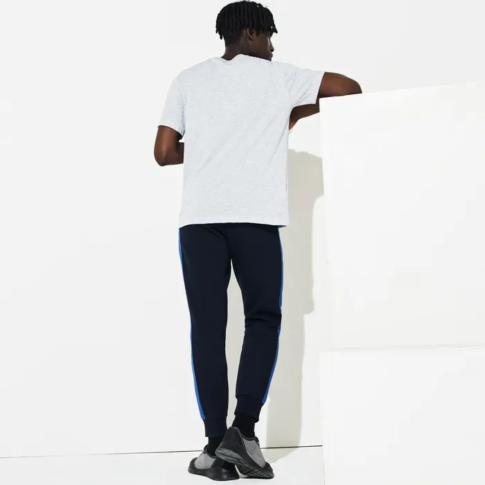 SPORT Colorblock Fleece Sweatpants Navy BlueBlueNavy Blue Mens Lacoste Pants and Shorts Gift 4 You