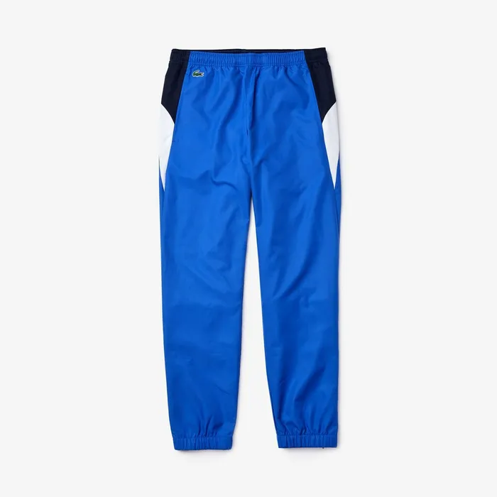 SPORT Colorblock JerseyLined Tracksuit BlueNavy BlueWhite Mens Lacoste Tracksuits Near Me