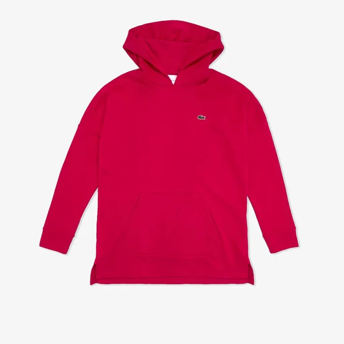 SPORT Fleece Sweatshirt Hoodie Dress Fushia Pink Womens Lacoste Sweaters and Sweatshirts USA SPORT Fleece Sweatshirt Hoodie Dress Fushia Pink Womens Lacoste Sweaters and Sweatshirts USA