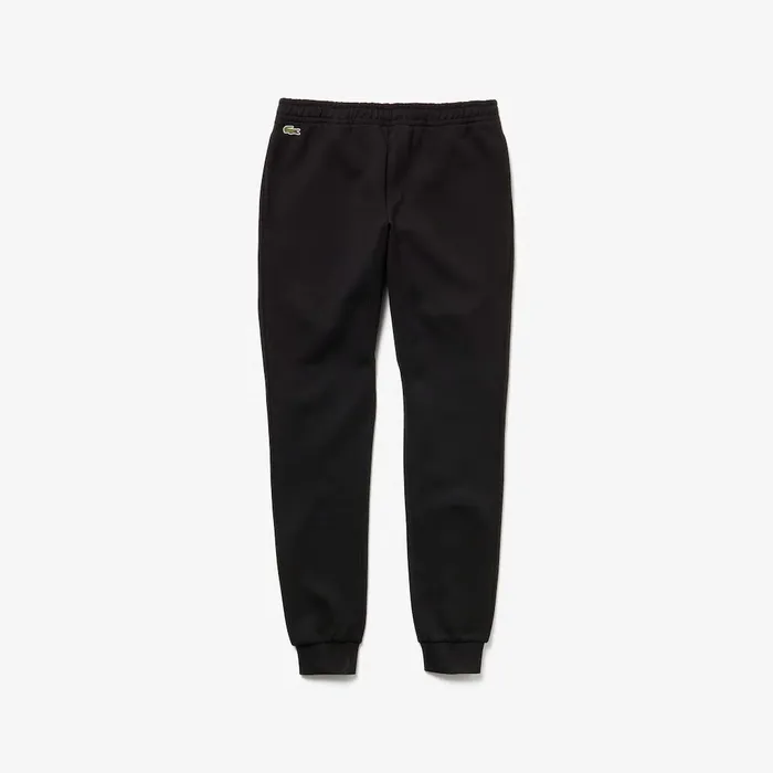 SPORT Fleece Tennis Track Pants Black Mens Lacoste Tracksuits Gift for Friend