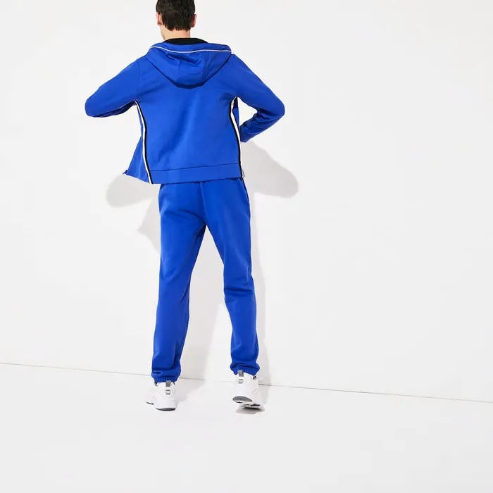 SPORT Fleece Track Pants Blue Mens Lacoste Tracksuits Store