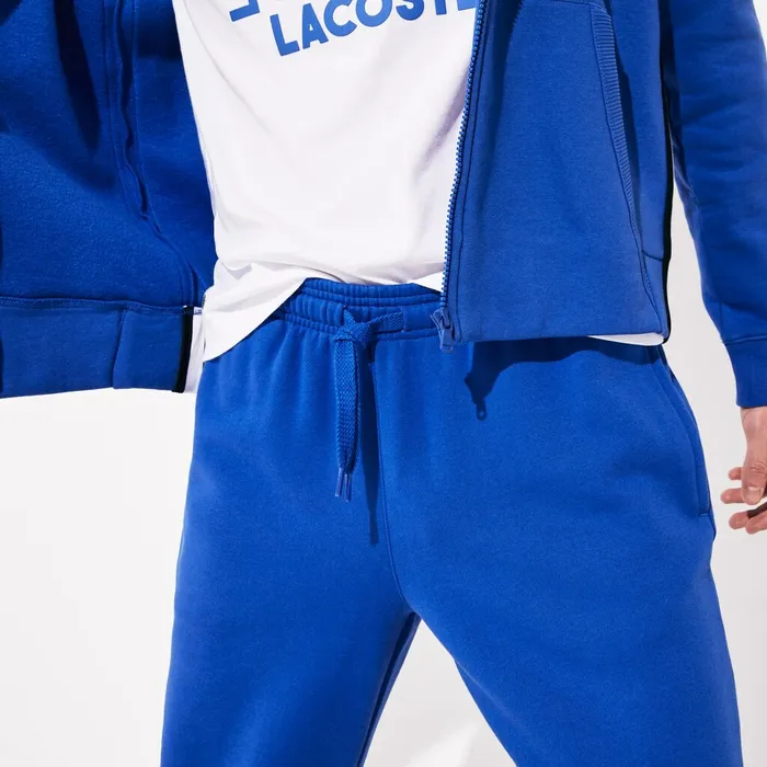 SPORT Fleece Track Pants Blue Mens Lacoste Tracksuits Store