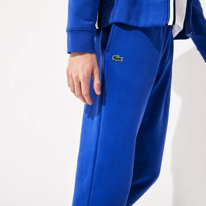SPORT Fleece Track Pants Blue Mens Lacoste Tracksuits Store