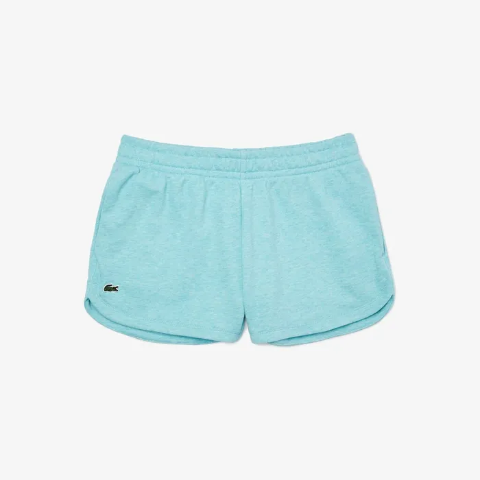 SPORT French Terry Shorts Blue Chine Womens Lacoste Pants and Shorts Near Me