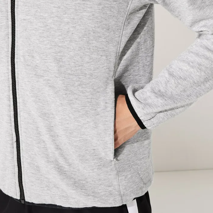 SPORT Hooded Reversible DualTone Jacket BlackGrey Chine Mens Lacoste Jackets and Coats Gift for Friend