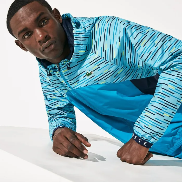 SPORT Hooded Tennis Windbreaker TurquoiseNavy BlueTurquoiseYellowWhite Mens Lacoste Jackets and Coats Casaul SPORT Hooded Tennis Windbreaker TurquoiseNavy BlueTurquoiseYellowWhite Mens Lacoste Jackets and Coats Casaul