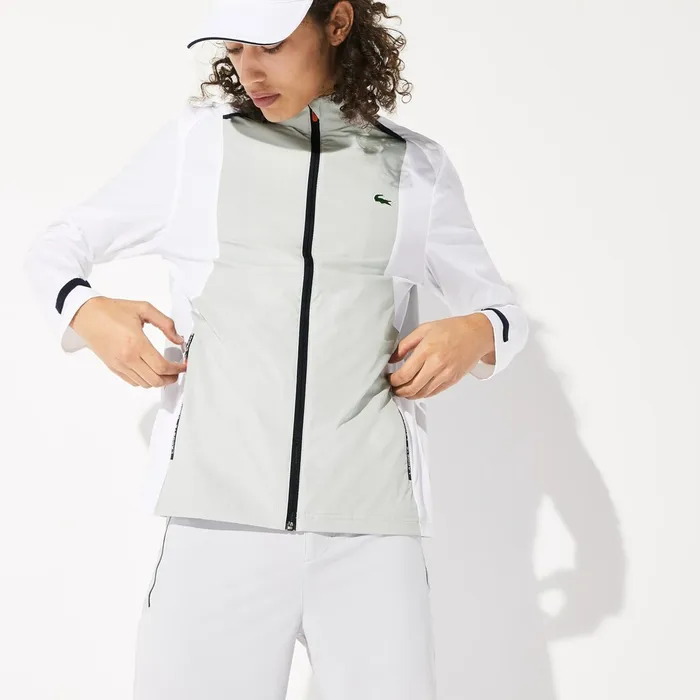 SPORT Light WaterResistant Zip Golf Jacket WhiteLight GreyNavy BlueRed Mens Lacoste Jackets and Coats Outlet Factory SPORT Light WaterResistant Zip Golf Jacket WhiteLight GreyNavy BlueRed Mens Lacoste Jackets and Coats Outlet Factory