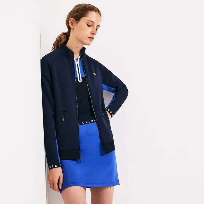 SPORT Lightweight Neoprene Tennis ZipUp Navy BlueBlueNavy BlueWhite Womens Lacoste Sweaters and Sweatshirts Cheap On Sale SPORT Lightweight Neoprene Tennis ZipUp Navy BlueBlueNavy BlueWhite Womens Lacoste Sweaters and Sweatshirts Cheap On Sale