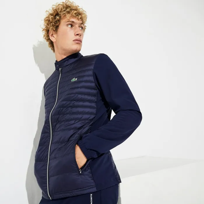 SPORT Lightweight WaterResistant Quilted Jacket Navy Blue Mens Lacoste Jackets and Coats Online Outlet Store SPORT Lightweight WaterResistant Quilted Jacket Navy Blue Mens Lacoste Jackets and Coats Online Outlet Store
