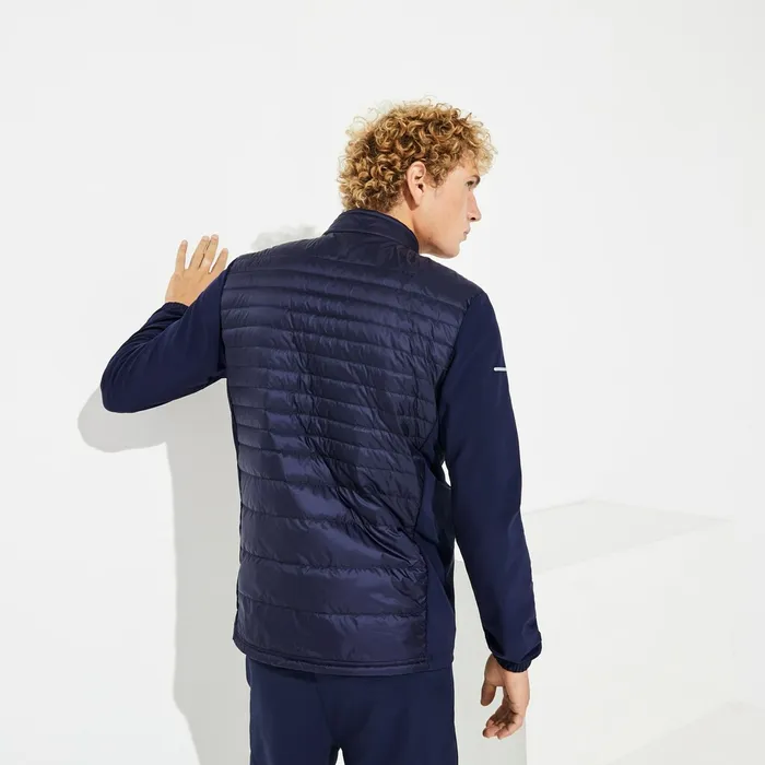 SPORT Lightweight WaterResistant Quilted Jacket Navy Blue Mens Lacoste Jackets and Coats Online Outlet Store