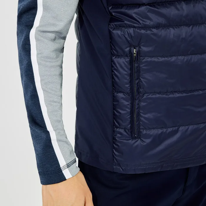 SPORT Lightweight WaterResistant Quilted Vest Navy Blue Mens Lacoste Jackets and Coats Online Outlet Store