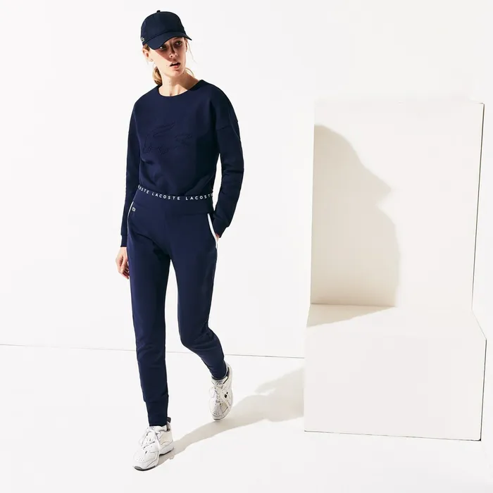 SPORT LogoWaist Tennis Track Pants Navy BlueWhiteNavy Blue Womens Lacoste Pants and Shorts Store SPORT LogoWaist Tennis Track Pants Navy BlueWhiteNavy Blue Womens Lacoste Pants and Shorts Store