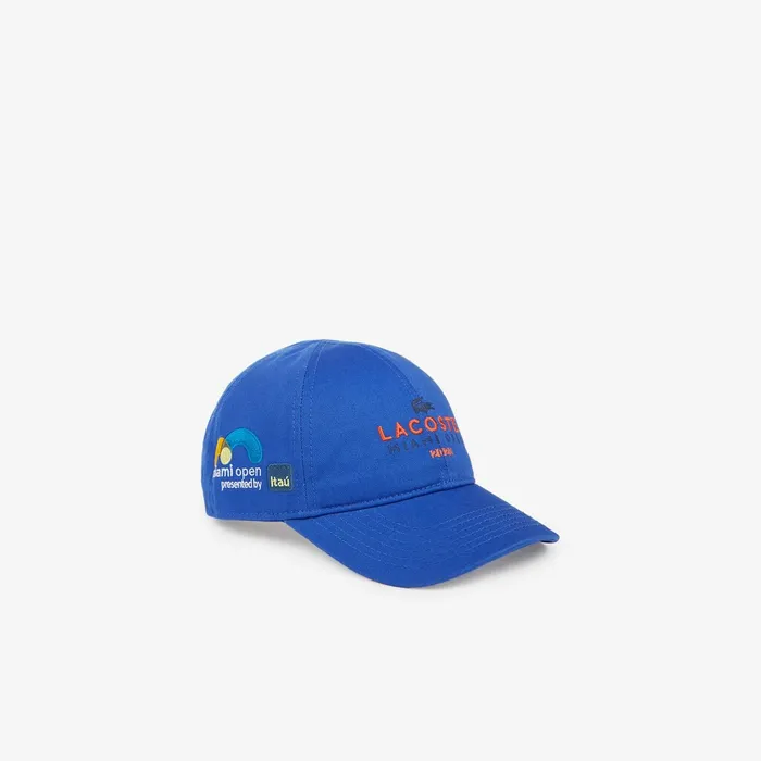 SPORT Miami Open Cotton Cap BlueOrangeNavy Blue Mens Lacoste Caps and Hats Shop SPORT Miami Open Cotton Cap BlueOrangeNavy Blue Mens Lacoste Caps and Hats Shop