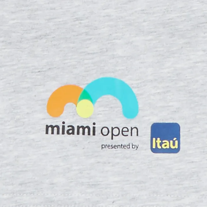 SPORT Miami Open Crocodile Print Tshirt Grey Chine Mens Lacoste TShirts USA