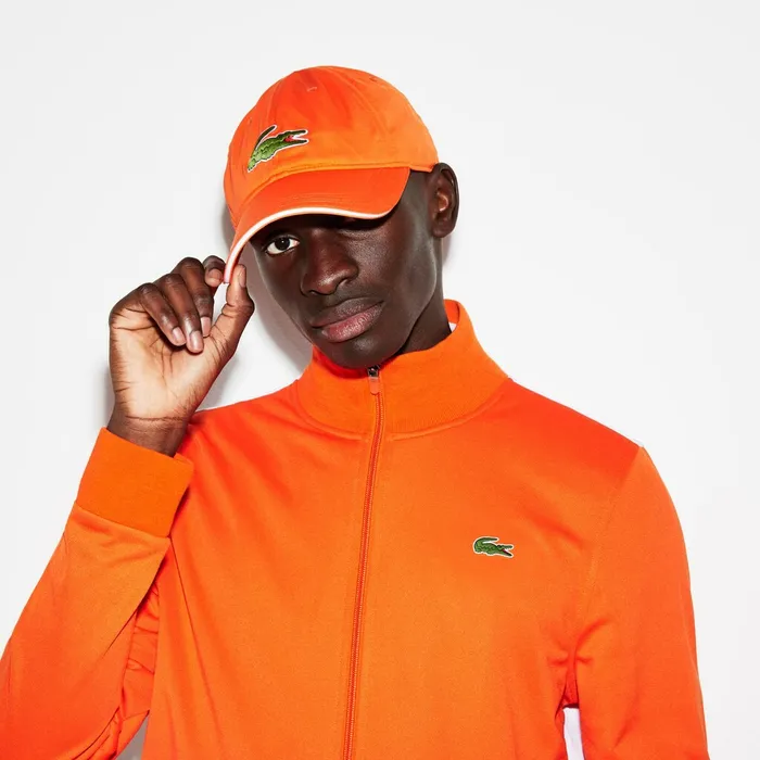 SPORT Miami Open Edition Cap OrangeWhite Mens Lacoste Caps and Hats For Sale