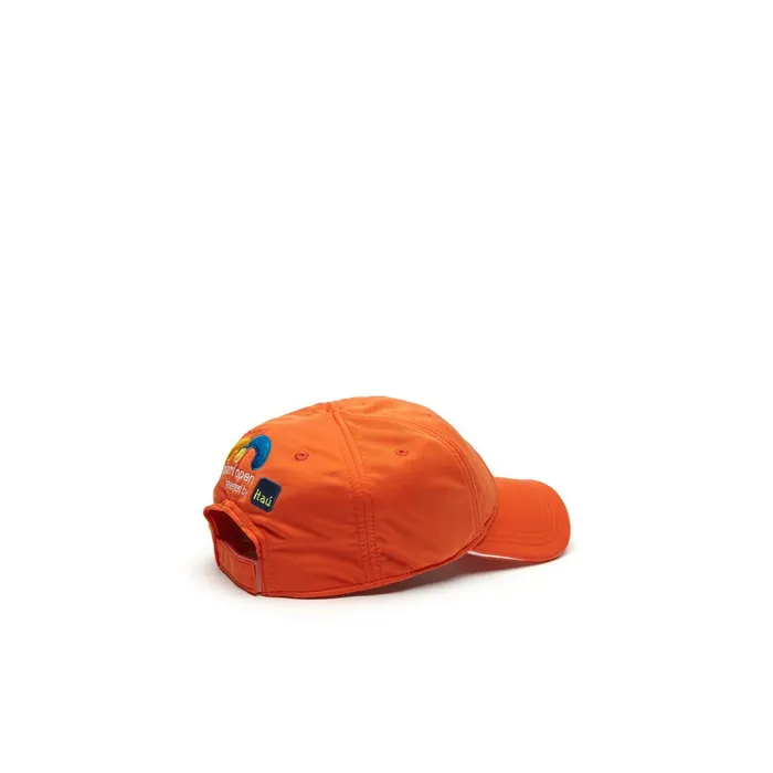 SPORT Miami Open Edition Cap OrangeWhite Mens Lacoste Caps and Hats For Sale