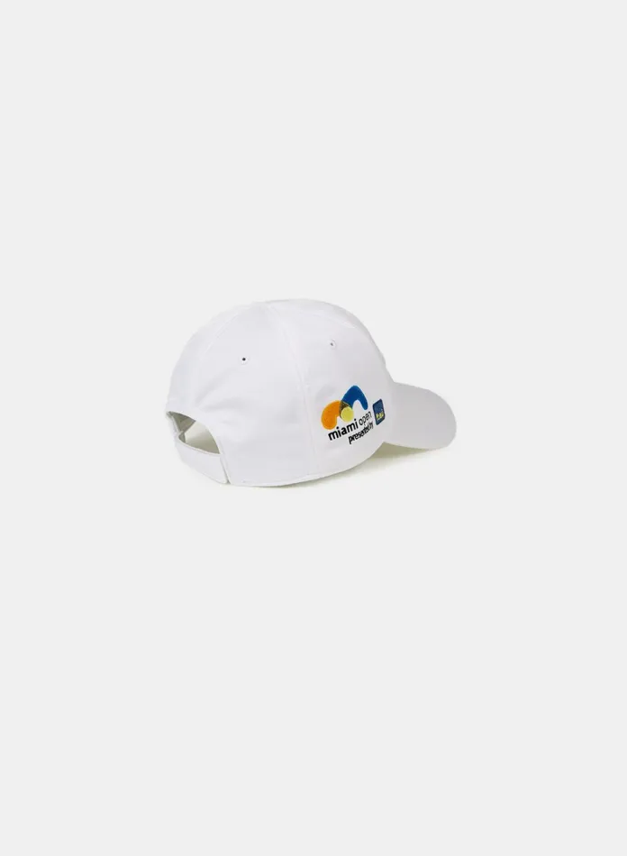 SPORT Miami Open Edition Cap White Mens Lacoste Caps and Hats Online Store