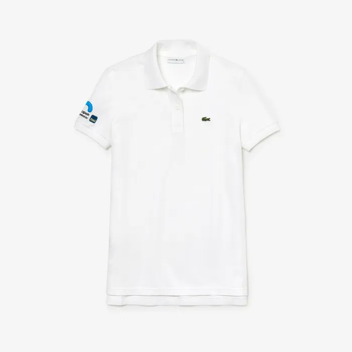 SPORT Miami Open Edition Petit Piqu Polo White Womens Lacoste Polos USA