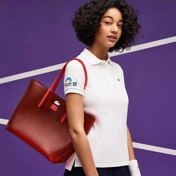 SPORT Miami Open Edition Petit Piqu Polo White Womens Lacoste Polos USA