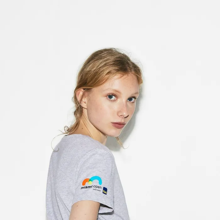 SPORT Miami Open Edition Tshirt Grey Chine Womens Lacoste TShirts Gift 4 You