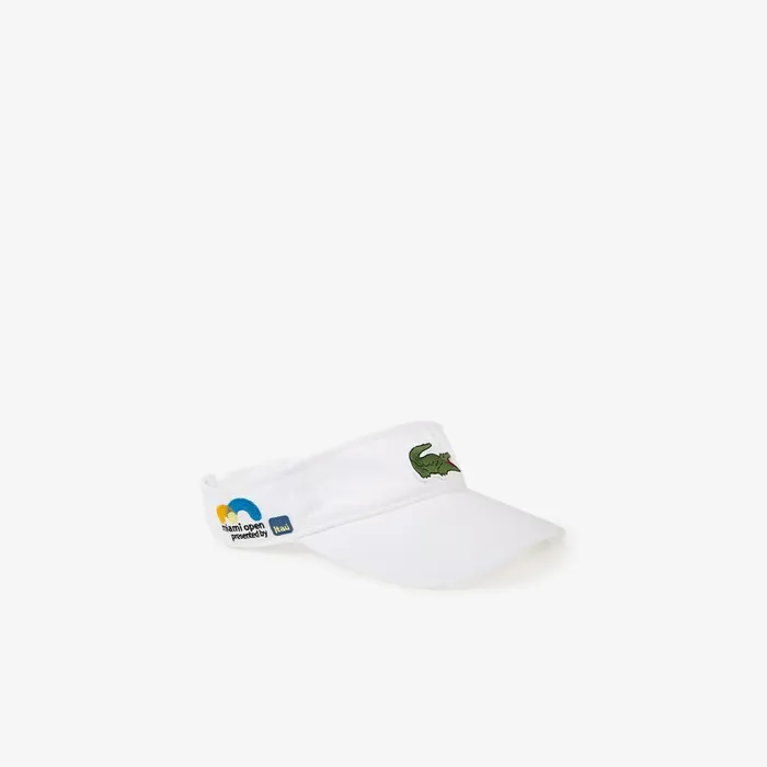 SPORT Miami Open Edition Visor White Mens Lacoste Caps and Hats Gift for Friend SPORT Miami Open Edition Visor White Mens Lacoste Caps and Hats Gift for Friend