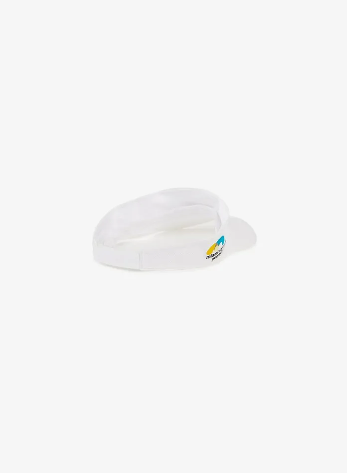 SPORT Miami Open Edition Visor White Mens Lacoste Caps and Hats Gift for Friend
