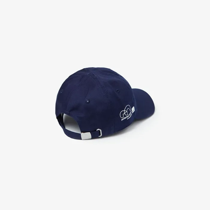 SPORT Miami Open Print Cotton Cap Navy BlueWhite Mens Lacoste Caps and Hats Online Outlet Store
