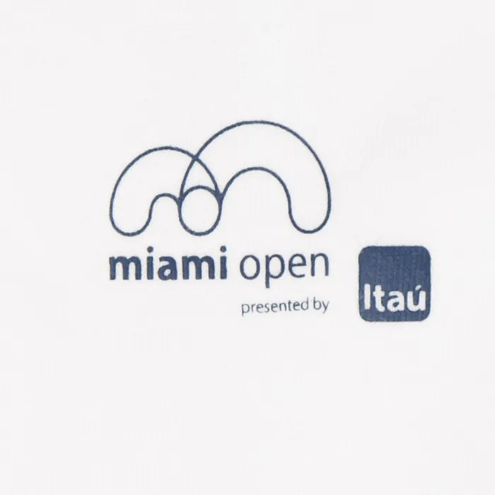 SPORT Miami Open Print Fleece Sweatshirt WhiteNavy Blue Womens Lacoste Sweaters and Sweatshirts Cheap On Sale