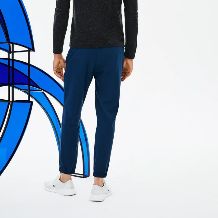 SPORT Novak Djokovic Stretch Technical Midlayer Trackpants Denim Mens Lacoste Pants and Shorts Outlet