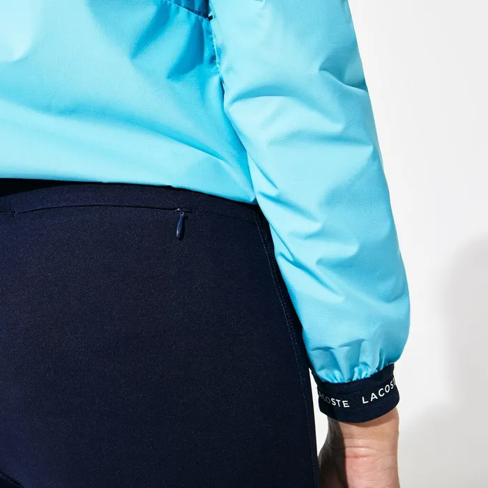 SPORT Paneled Breathable Stretch Tennis Leggings Navy BlueWhite Womens Lacoste Pants and Shorts Online