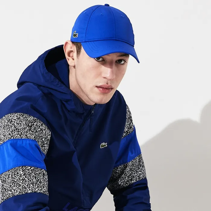 SPORT Performance Fabric Cap Blue Mens Lacoste Caps and Hats Online Outlet Store SPORT Performance Fabric Cap Blue Mens Lacoste Caps and Hats Online Outlet Store
