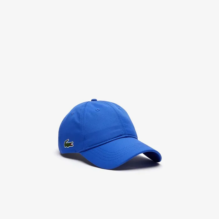 SPORT Performance Fabric Cap Blue Mens Lacoste Caps and Hats Online Outlet Store