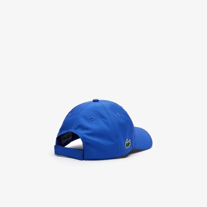SPORT Performance Fabric Cap Blue Mens Lacoste Caps and Hats Online Outlet Store