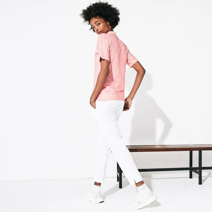 SPORT Performance Golf Pants White Womens Lacoste Pants and Shorts USA