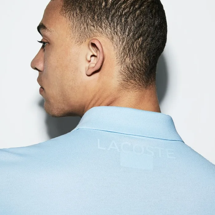 SPORT Petit Piqu Golf Polo Light BlueBlueLight Grey Mens Lacoste Polos Online Store