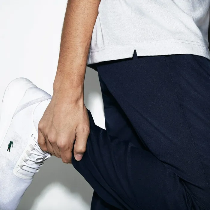 SPORT Petit Piqu Golf Polo Light BlueBlueLight Grey Mens Lacoste Polos Online Store