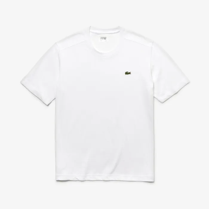 SPORT Regular Fit Ultra Dry Performance Tshirt White Mens Lacoste TShirts For Sale Online